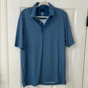 Greg Norman ML75 2Below Play Dry Golf Polo Short Sleeve Shirt, Men’s size L